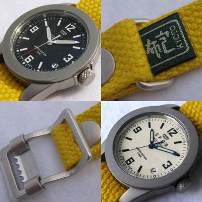 SPQR スポール マスターピース × 一澤信三郎帆布 JAPANコラボ 腕時計
